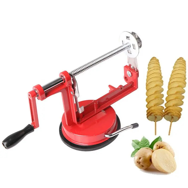 Aparat de taiat cartofi in spirala Spiral Potato Slicer SuperUtil.ro