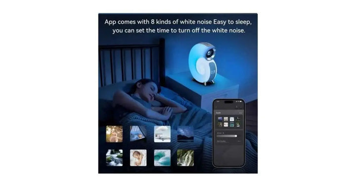Difuzor Bluetooth cu Lampa LED si Ceas Melc de Mare KP-556 SuperUtil.ro