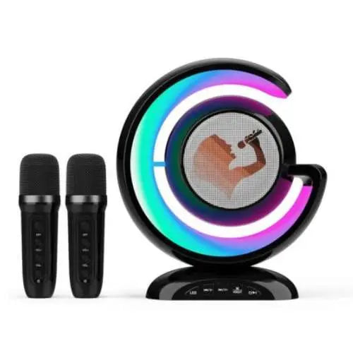 Difuzor Karaoke YS-110 cu microfon, Bluetooth 5.2, LED RGB și sunet puternic SuperUtil.ro