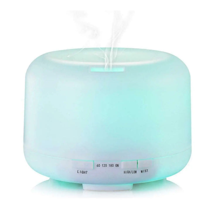 Difuzor Aromaterapie Nature cu Umidificator Ultrasonic, Lumină LED Multicoloră și Capacitate 300ml SuperUtil.ro