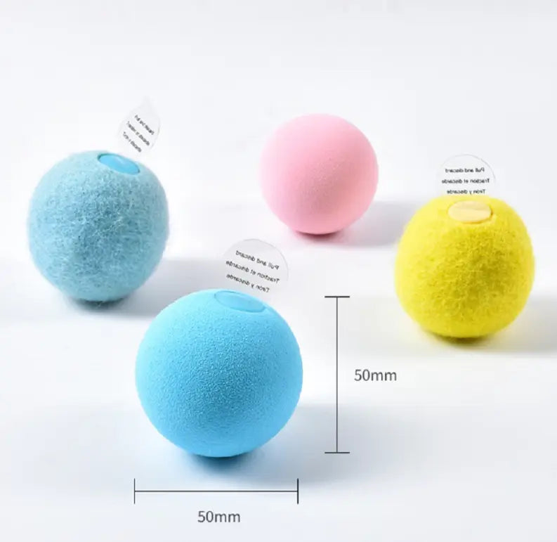Jucărie interactivă, bila pentru pisici Gravity Ball, Smart Touch cu sunete de animale SuperUtil.ro