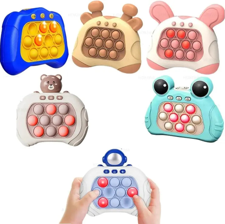 Quick Push Fidget Jucărie Senzorială pentru Copii - Mâner de Ciupire ce Oferă Alinare și Reducere a Stresului SuperUtil.ro