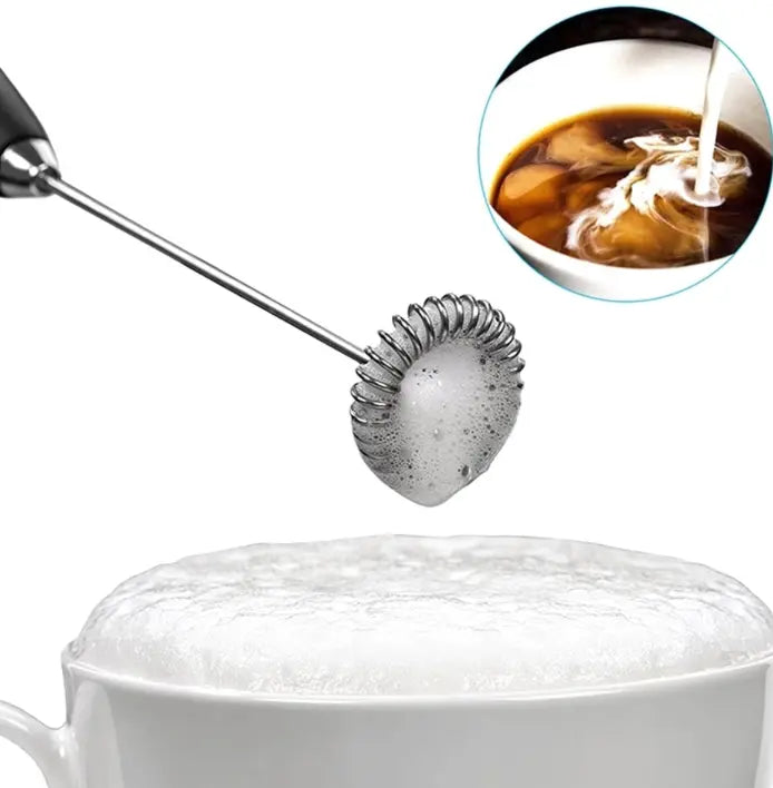 Aparat de spumat lapte, mixer electric, pentru cappuccino, latte SuperUtil.ro