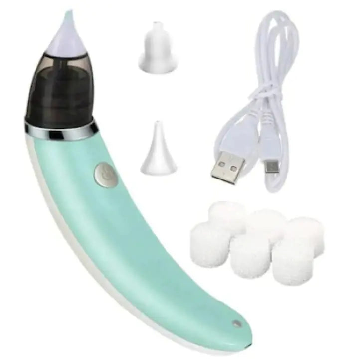 Aspirator Nazal pentru Bebelusi Zenino® - Electric, 2 Capete, 5 Viteze, Albastru SuperUtil.ro