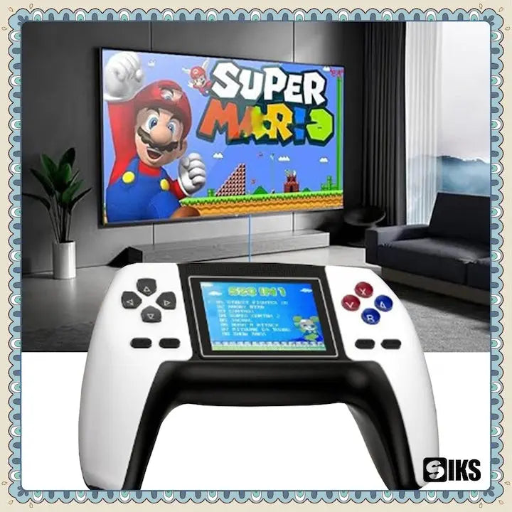 Consola jocuri retro P5 cu 520 jocuri clasice, conectare TV SuperUtil.ro