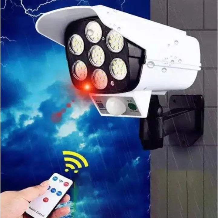 Lampa solara tip camera falsa de supraveghere 77 LED SuperUtil.ro