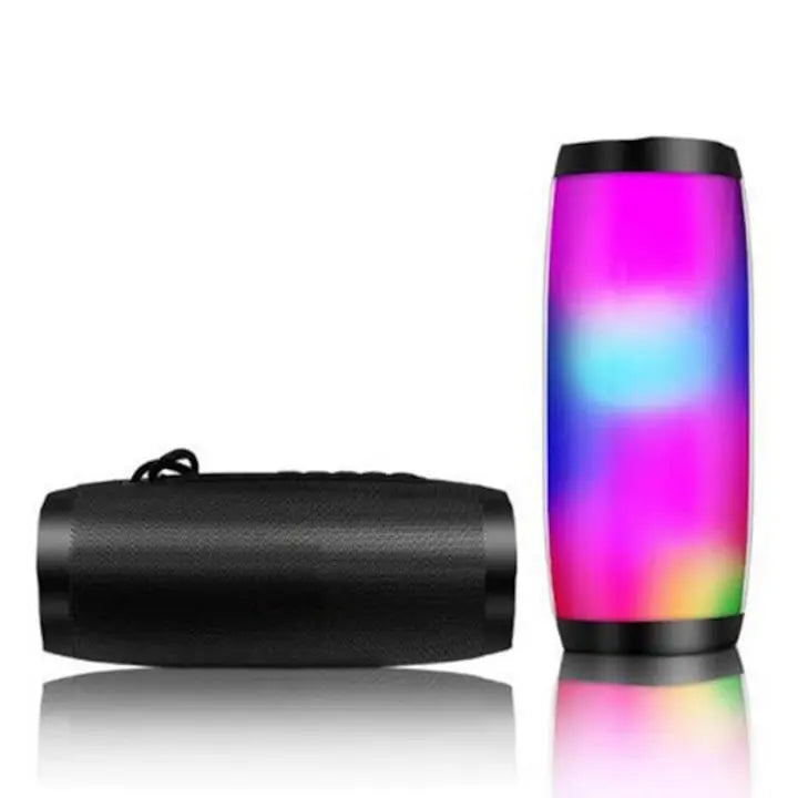 Boxa stereo Bluetooth 157, portabilă, lumină ambientală, multicoloră SuperUtil.ro