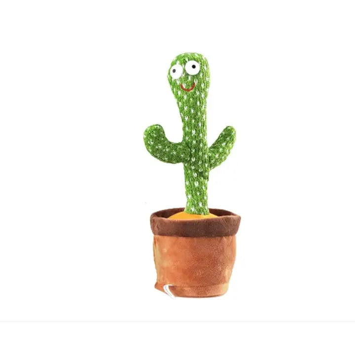 Jucarie Cactus Dansator, Canta, Danseaza, Imita, Distractiv, Verde,37cm SuperUtil.ro