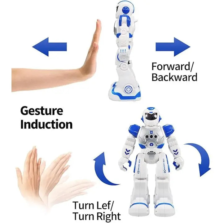 Robot inteligent interactiv cu telecomanda, Danseaza, Merge, Lumini Led, Sunete SuperUtil.ro